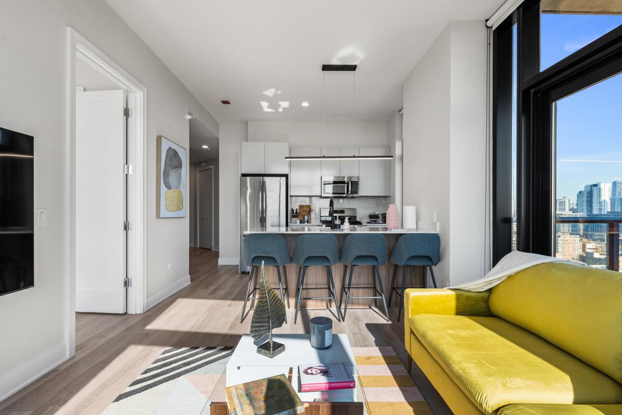 Avra Stylish Apartments Prime West Loop Location Near Union Park Чикаго Экстерьер фото