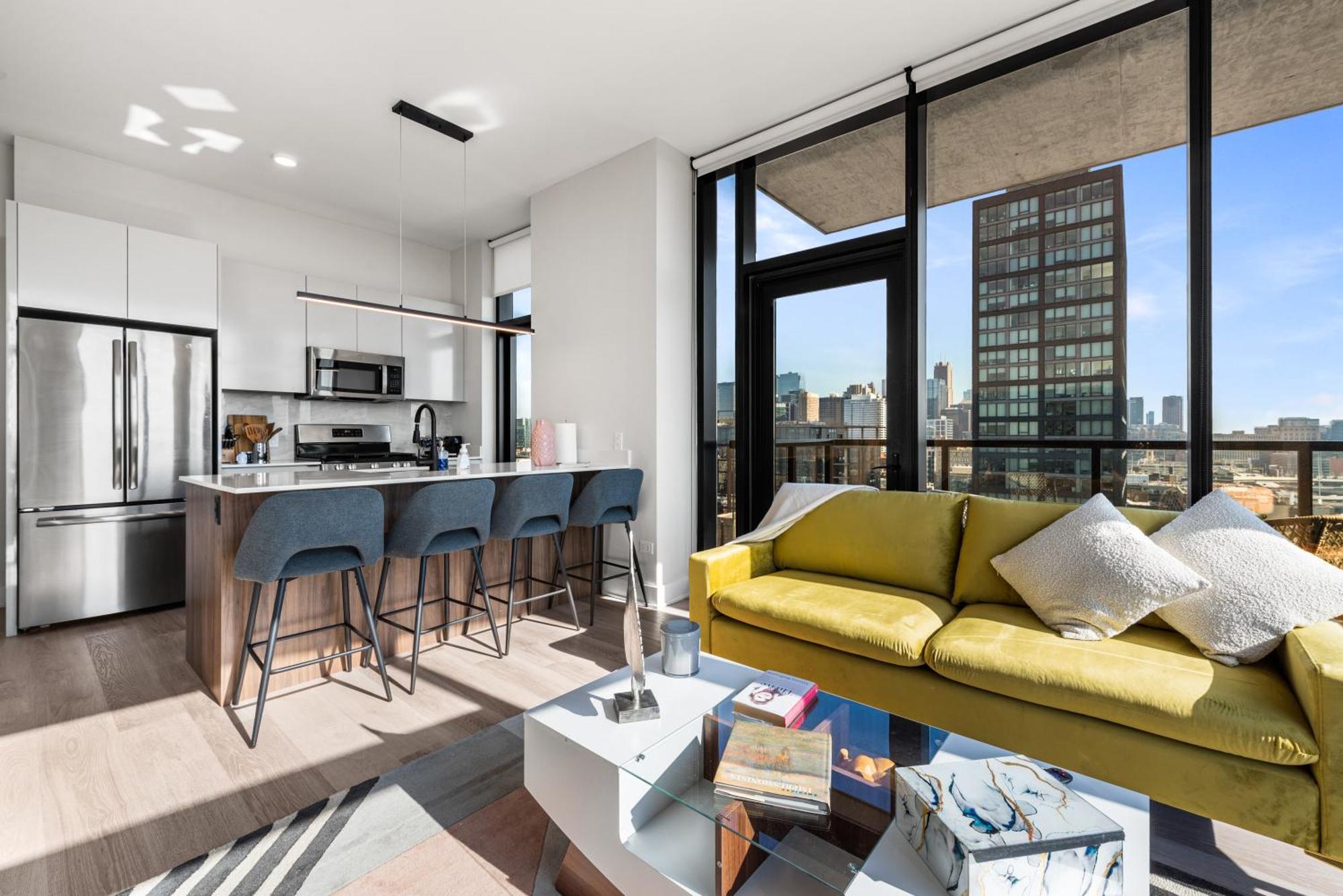 Avra Stylish Apartments Prime West Loop Location Near Union Park Чикаго Экстерьер фото