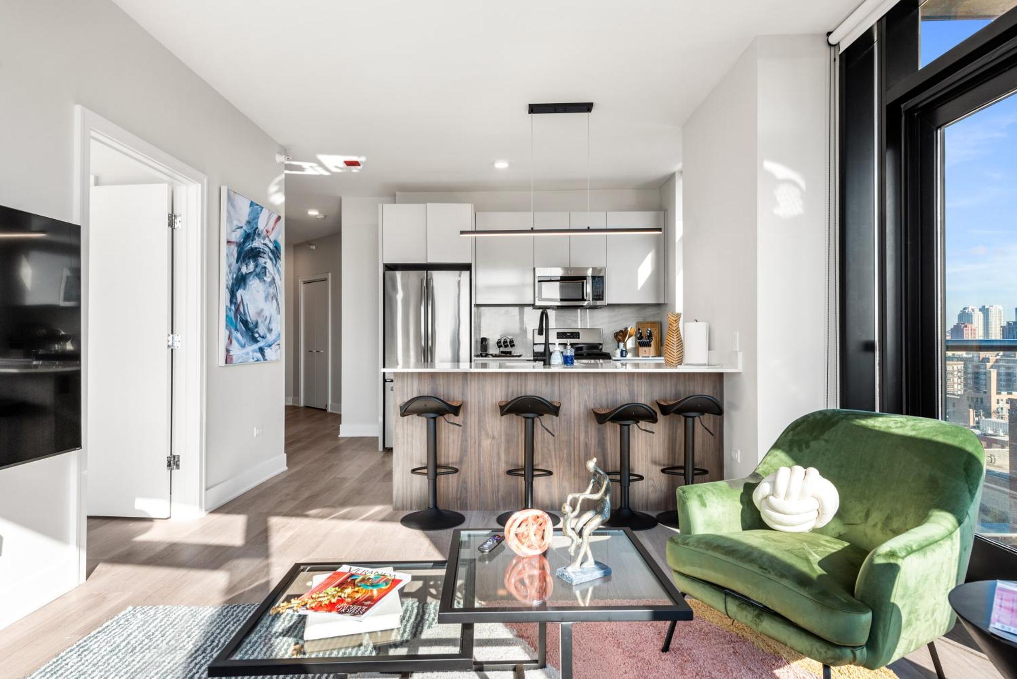 Avra Stylish Apartments Prime West Loop Location Near Union Park Чикаго Экстерьер фото